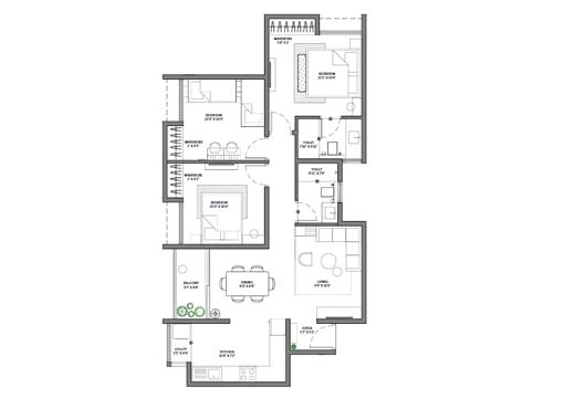 3 BHK 3 BHK
